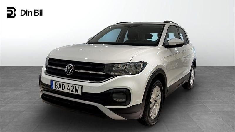 Vit Begagnad 2022 VW T-Cross SUV | 182 900 kr (Marknadspris) - Bild 1/4