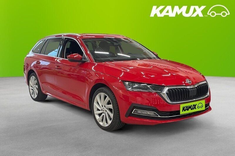 Röd Begagnad 2021 Skoda Octavia Kombi | 203 700 kr (Bra pris) - Bild 1/4