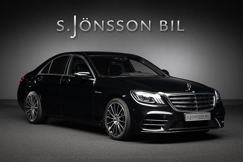 Begagnad Mercedes S560 AMG 551 HK (405 kW) 2018 Obsidiansvart metallic Sedan