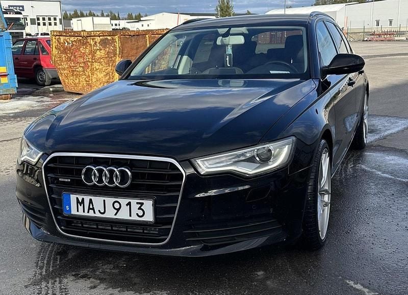 Svart Begagnad 2013 Audi A6 Proline Kombi | 137 000 kr (Marknadspris) - Bild 1/4