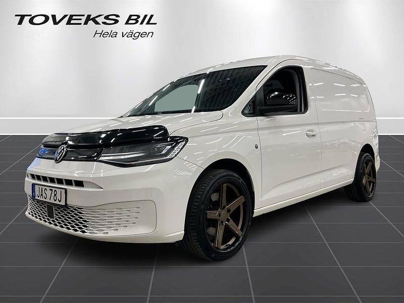 Vit Begagnad 2021 VW Caddy Maxi Minibuss | 239 900 kr (Marknadspris) - Bild 1/4