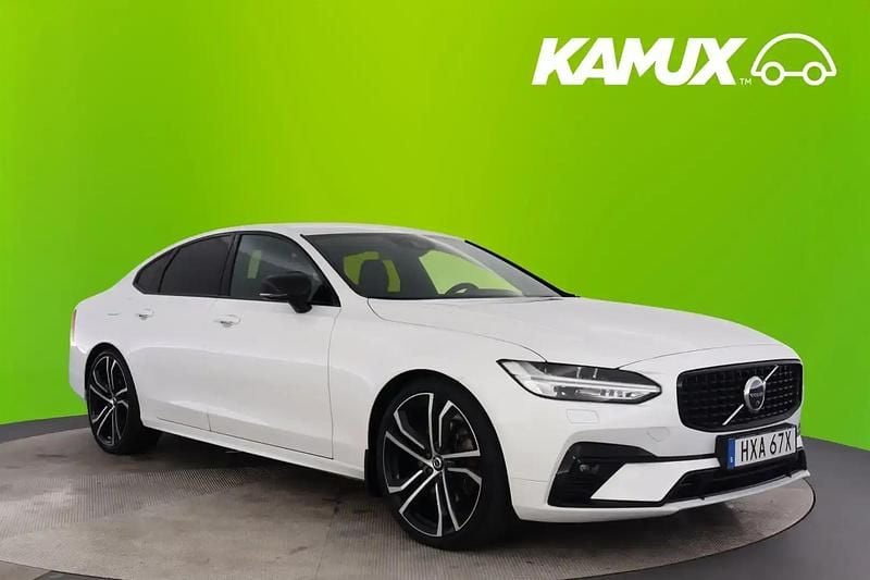 Vit Begagnad 2021 Volvo S90 R-Design Sedan | 349 800 kr (Bra pris) - Bild 1/4