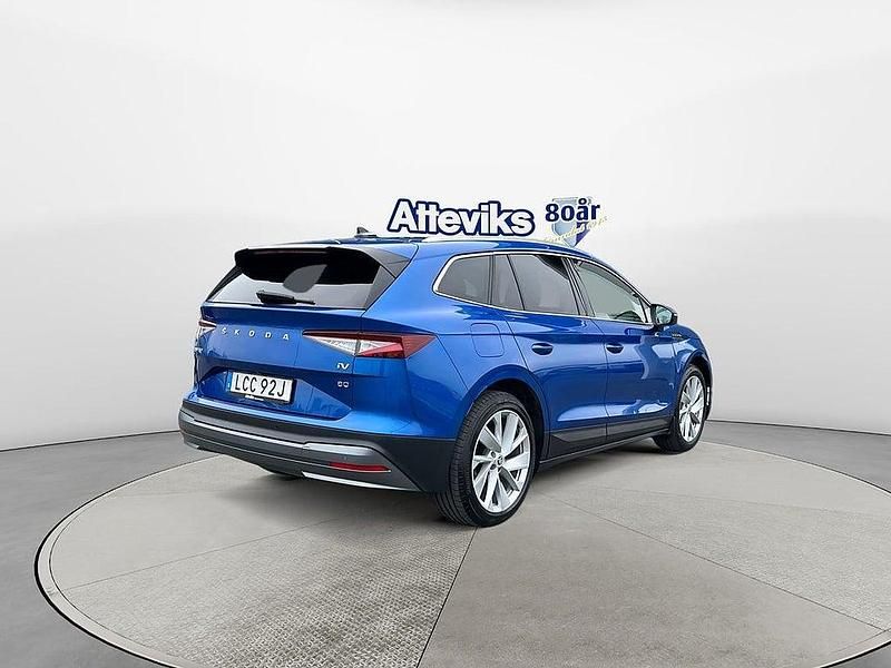 Begagnad Skoda Enyaq iV 152 kW (207 HK) 2021 Blå SUV