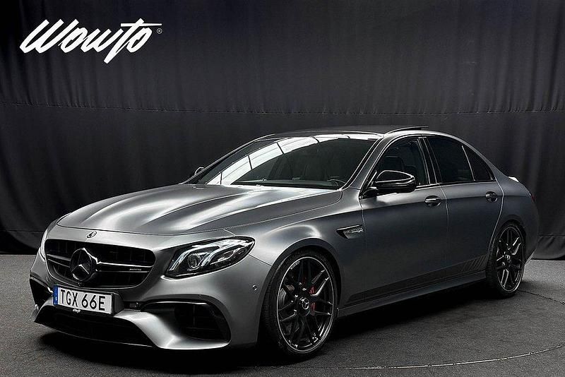 Grå Begagnad 2018 Mercedes E63S AMG AMG Sedan | 729 800 kr (Dyr) - Bild 1/3