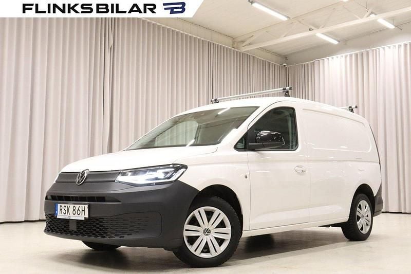 Vit Begagnad 2022 VW Caddy Maxi Minibuss | 269 700 kr (Marknadspris) - Bild 1/4