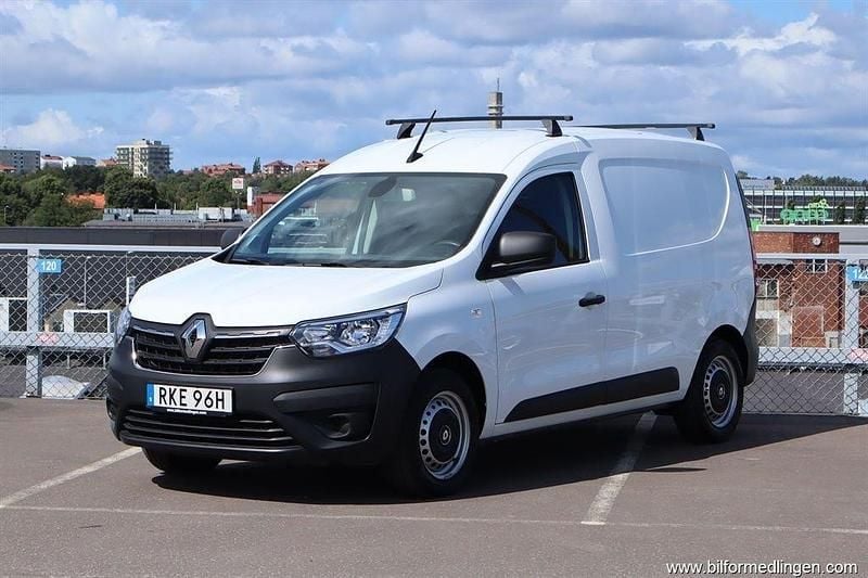 Vit svart Begagnad 2022 Renault Kangoo Minibuss | 114 900 kr (Bra pris) - Bild 1/4