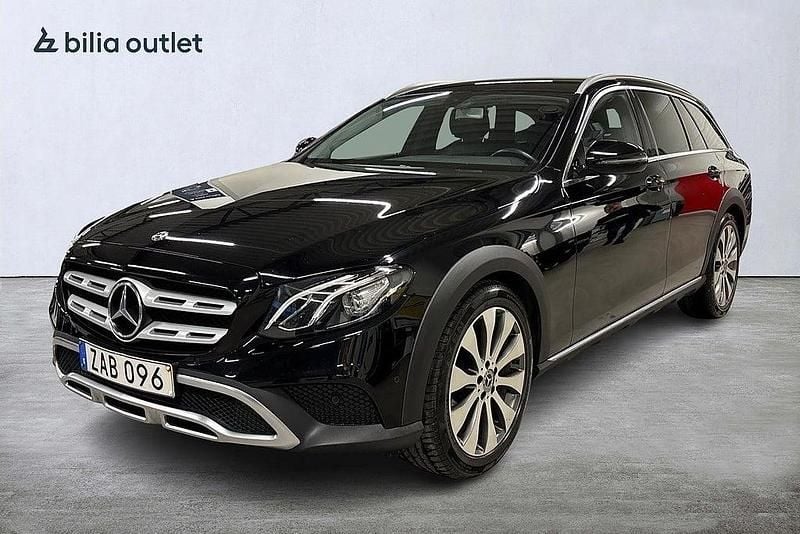 Begagnad Mercedes E220 All-Terrain Avantgarde 194 HK (142 kW) 2017 Svart Kombi