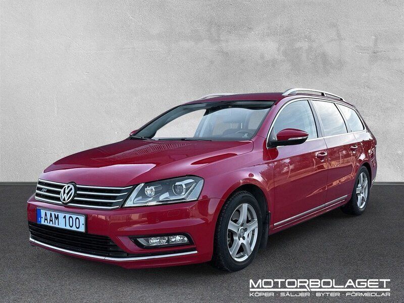 Röd Begagnad 2014 VW Passat GT Kombi | 89 900 kr (Marknadspris) - Bild 1/4
