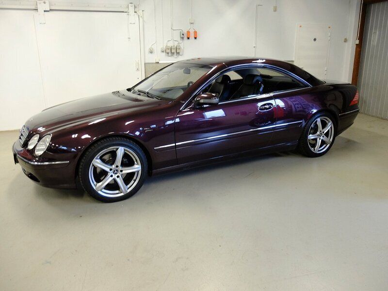 Lila Begagnad 2000 Mercedes CL500 Sportkupé | 136 000 kr - Bild 1/4