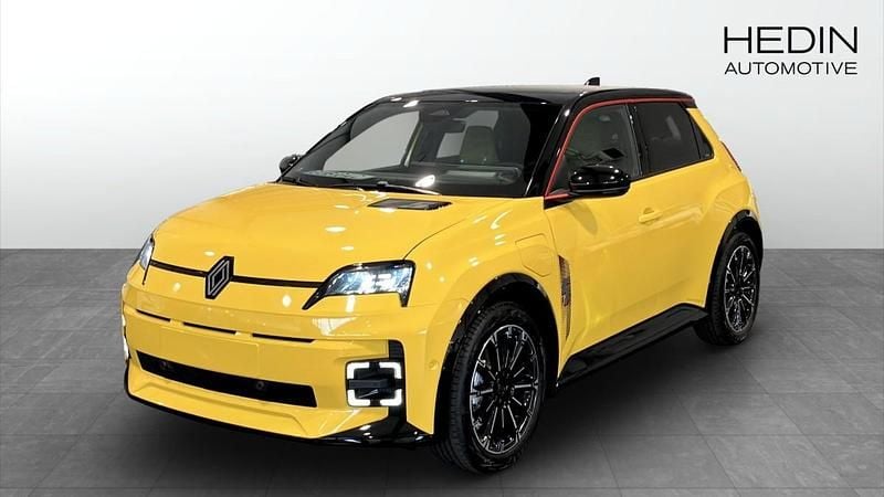 Gul (yellow) Ny 2025 Renault R5 Iconic Halvkombi | 437 600 kr - Bild 1/4