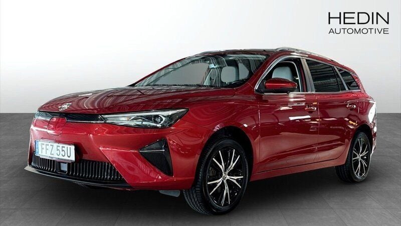 Röd (red) Begagnad 2022 MG MG5 EV Luxury Kombi | 224 900 kr (Bra pris) - Bild 1/4
