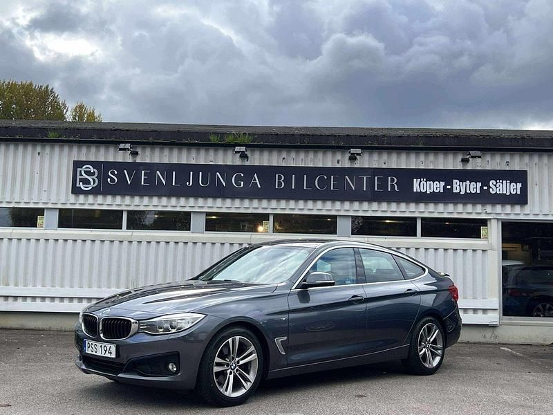 Grå Begagnad 2014 BMW 320 Gran Turismo Sport Line Halvkombi | 119 900 kr (Marknadspris) - Bild 1/4