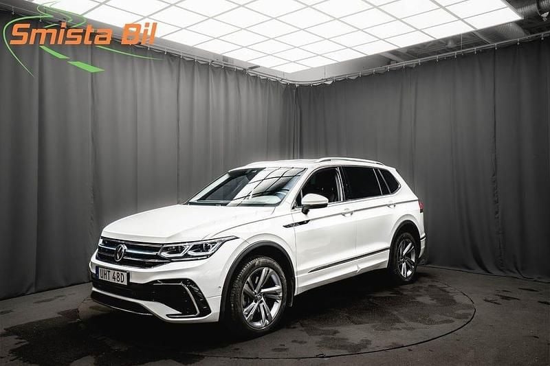 Begagnad VW Tiguan Allspace R-line 200 HK (147 kW) 2021 Vit SUV