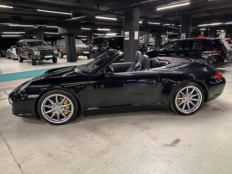 Begagnad Porsche 911 Carrera 4S Cabriolet 385 HK (283 kW) 2009 Svart Cab
