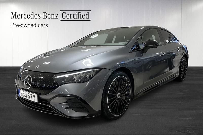 Grå Begagnad 2025 Mercedes EQE350 AMG Sedan | 579 900 kr (Marknadspris) - Bild 1/4