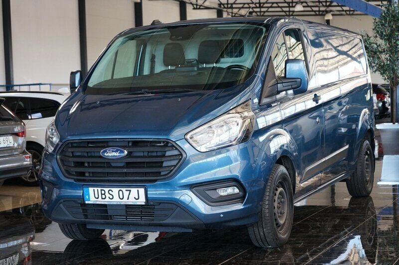 Blå Begagnad 2020 Ford Transit Custom Van | 134 500 kr - Bild 1/4