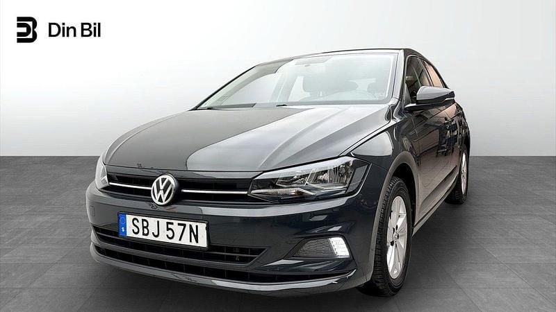 Grå Begagnad 2019 VW Polo Halvkombi | 169 900 kr (Marknadspris) - Bild 1/4