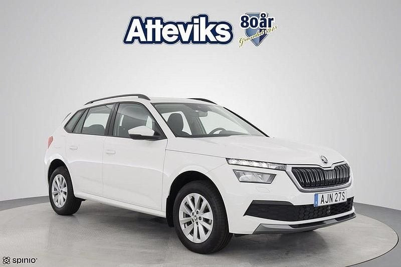 Vit Begagnad 2023 Skoda Kamiq Ambition SUV | 219 800 kr (Marknadspris) - Bild 1/3