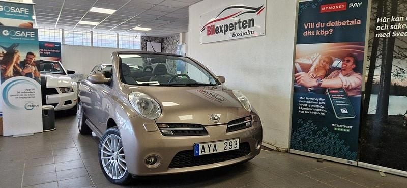 Ljusbrun Begagnad 2006 Nissan Micra C+C Cab | 34 900 kr (Marknadspris) - Bild 1/4