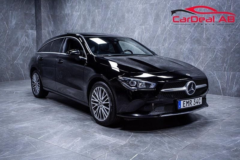 Svart Begagnad 2021 Mercedes CLA250e Shooting Brake Kombi | 258 800 kr (Lite dyr) - Bild 1/4
