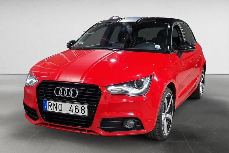 Röd Begagnad 2012 Audi A1 Sportback Sport Halvkombi | 94 900 kr (Marknadspris) - Bild 1/3