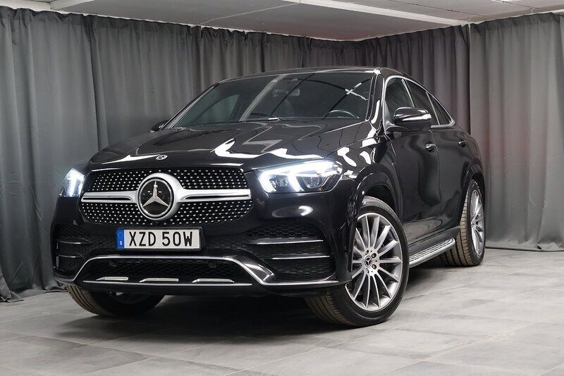 Svart Begagnad 2021 Mercedes GLE350e AMG Sportkupé | 729 000 kr (Marknadspris) - Bild 1/3