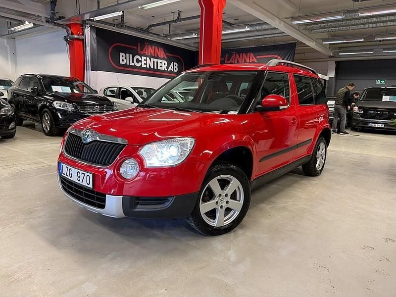 Begagnad Skoda Yeti 122 HK (89 kW) 2011 Röd SUV