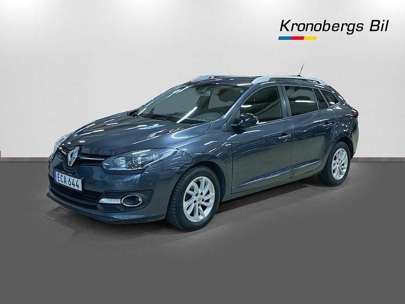 Grå Begagnad 2016 Renault Mégane GrandTour LIMITED Kombi | 134 500 kr (Lite dyr) - Bild 1/4