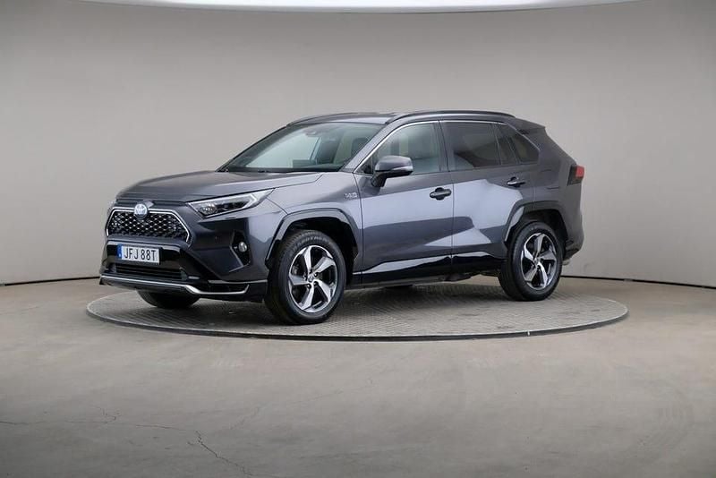 Grey metallicsynthetic leatherblack Begagnad 2021 Toyota RAV4 Edition SUV | 349 000 kr (Bra pris) - Bild 1/4