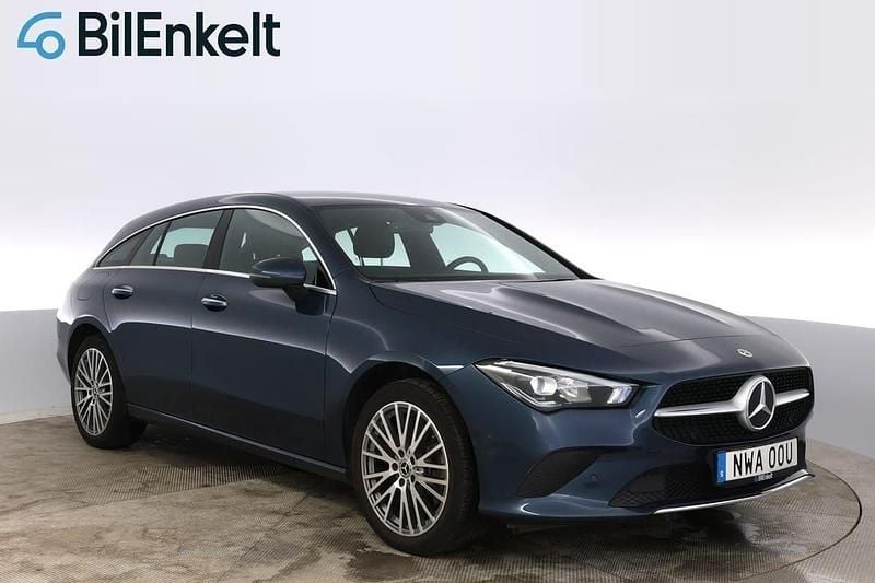 Blå Begagnad 2022 Mercedes CLA250e Shooting Brake Premium Kombi | 314 900 kr (Marknadspris) - Bild 1/4