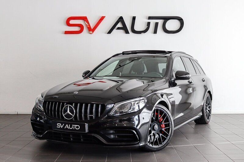 Svart Begagnad 2019 Mercedes C63S AMG AMG Kombi | 639 900 kr (Lite dyr) - Bild 1/4