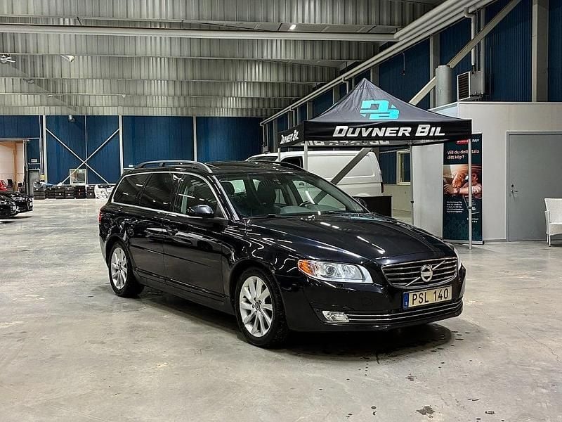 Svart Begagnad 2014 Volvo V70 Momentum Kombi | 114 900 kr (Marknadspris) - Bild 1/4