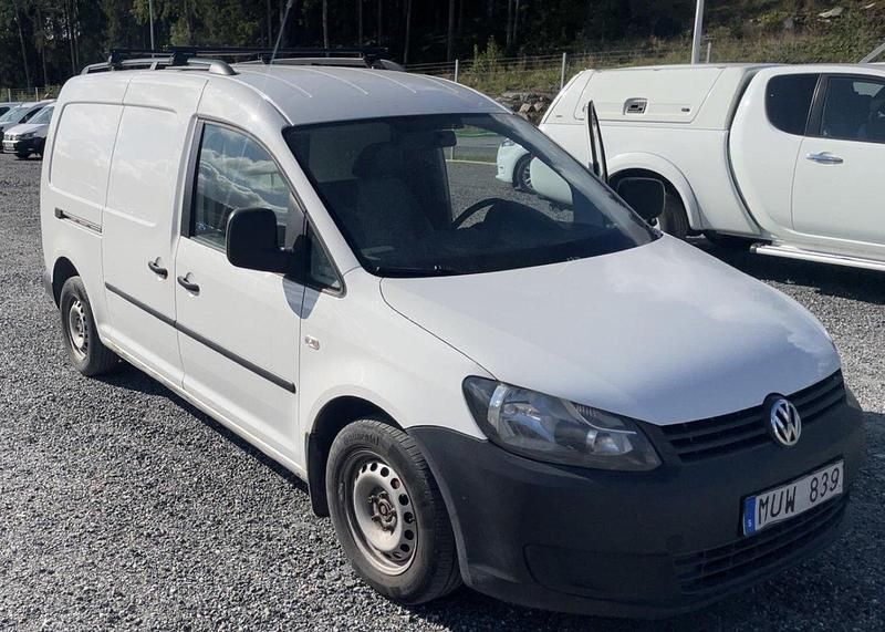Vit Begagnad 2013 VW Caddy Maxi Minibuss | 42 500 kr (Superpris) - Bild 1/4