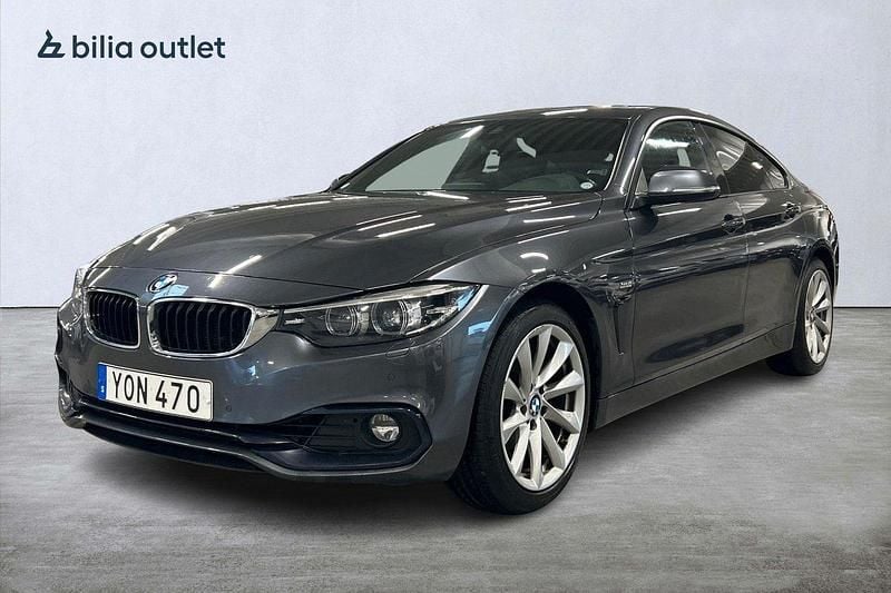 Grå Begagnad 2017 BMW 420 Gran Coupé Sport Line Sportkupé | 229 900 kr (Marknadspris) - Bild 1/3