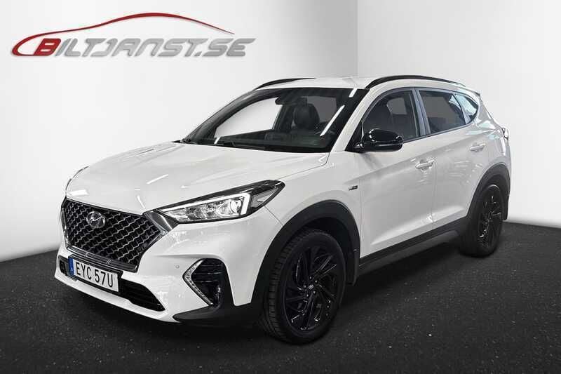 Vit Begagnad 2020 Hyundai Tucson Edition SUV | 249 900 kr (Marknadspris) - Bild 1/4