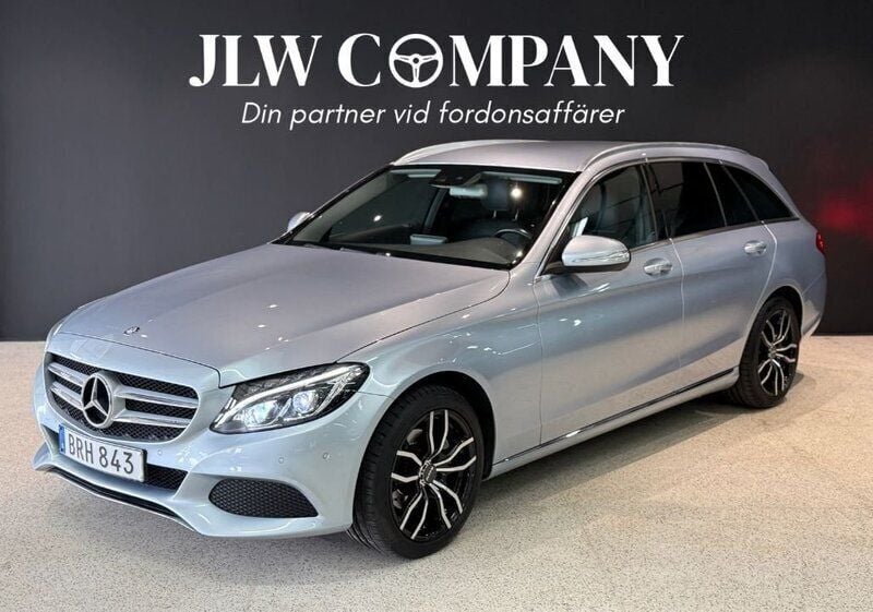 Silver Begagnad 2014 Mercedes C220 Avantgarde Kombi | 169 900 kr (Marknadspris) - Bild 1/4