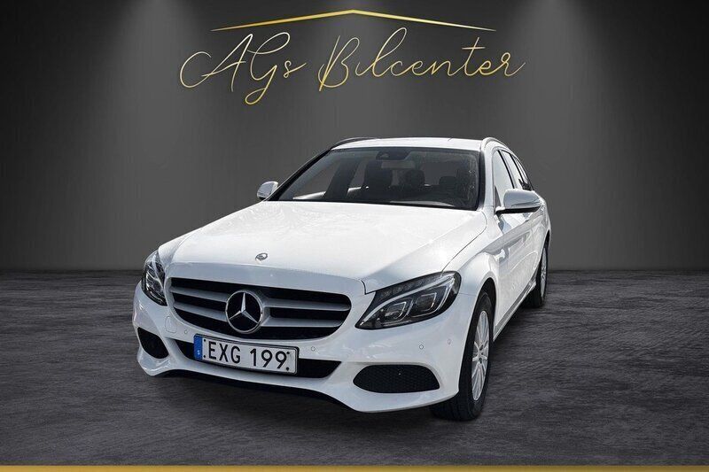 Vit Begagnad 2015 Mercedes C220 Kombi | 169 900 kr (Marknadspris) - Bild 1/4