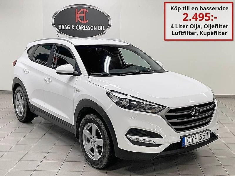 Begagnad Hyundai Tucson 132 HK (97 kW) 2016 Vit SUV