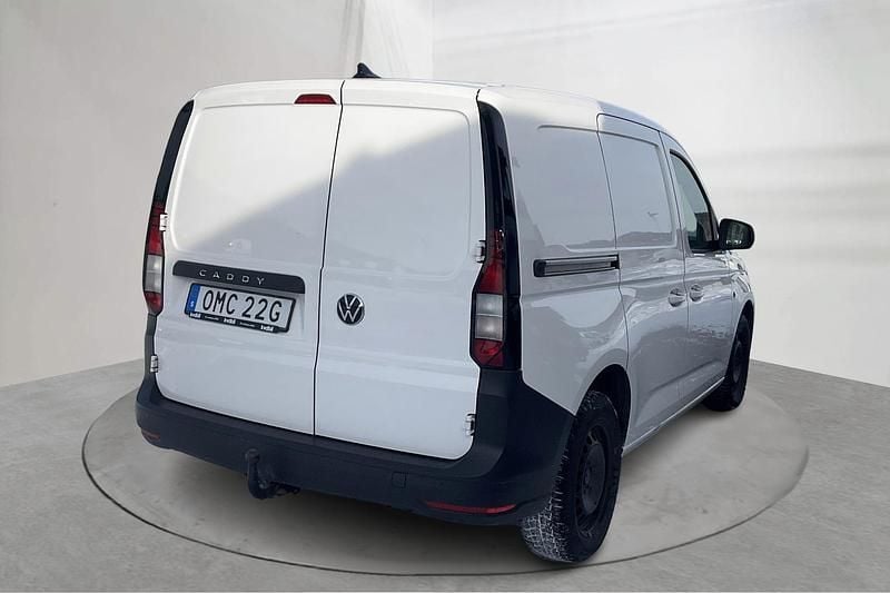 Begagnad VW Caddy 75 HK (55 kW) 2021 Vit Minibuss