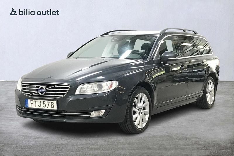 Grå Begagnad 2016 Volvo V70 Momentum Kombi | 59 900 kr (Superpris) - Bild 1/4