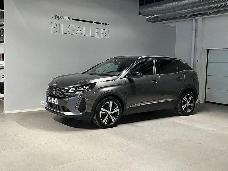 Grå Begagnad 2024 Peugeot 3008 GTi SUV | 264 900 kr (Bra pris) - Bild 1/4
