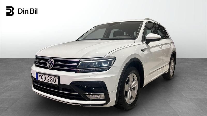 Vit Begagnad 2016 VW Tiguan R-line SUV | 219 900 kr (Lite dyr) - Bild 1/4