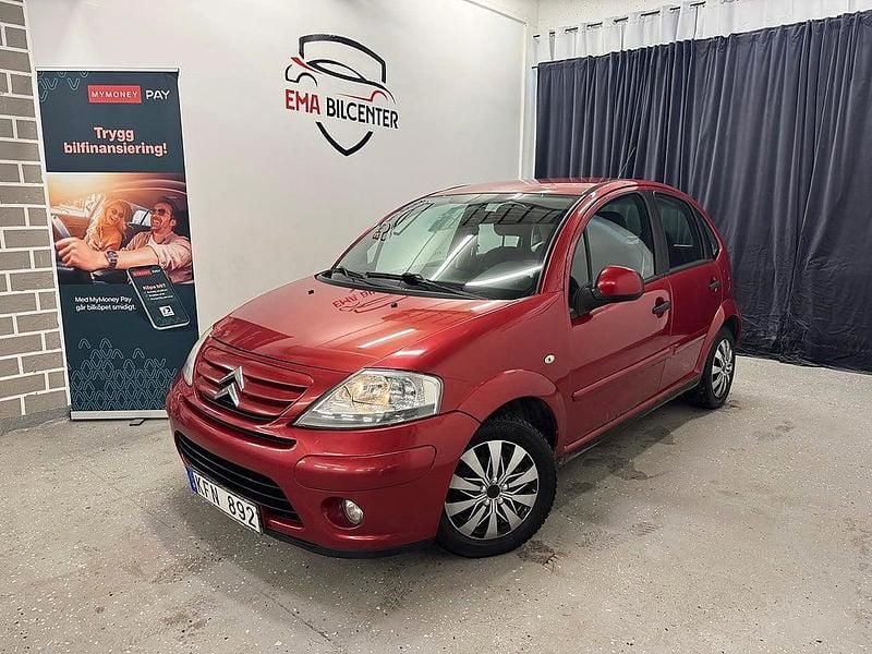 Röd Begagnad 2009 Citroën C3 Halvkombi | 14 900 kr (Superpris) - Bild 1/4