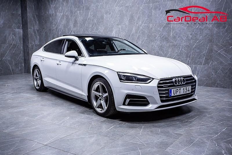 Begagnad Audi A5 Sportback Proline 190 HK (139 kW) 2017 Vit Halvkombi