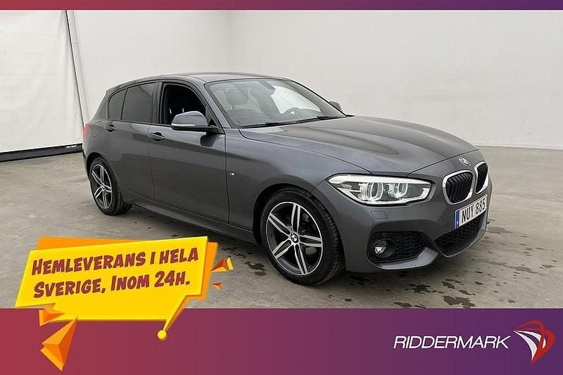 Grå Begagnad 2016 BMW 118 M Sport Halvkombi | 174 800 kr (Marknadspris) - Bild 1/3