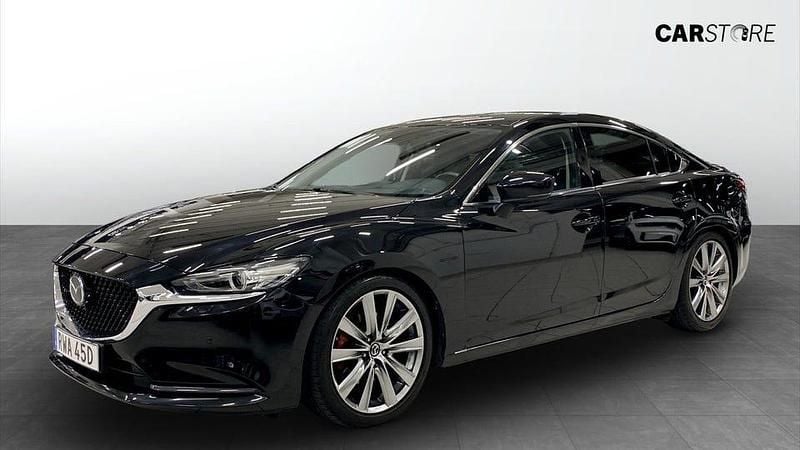 Svart Begagnad 2020 Mazda 6 Sedan | 209 900 kr (Marknadspris) - Bild 1/4