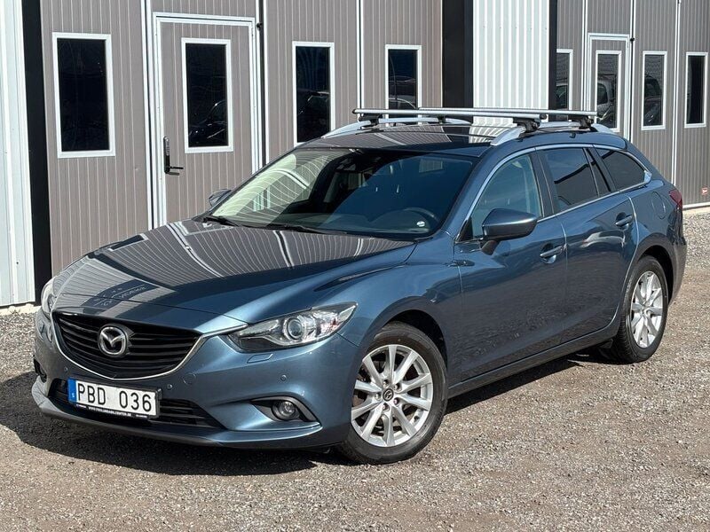 Blå Begagnad 2013 Mazda 6 Kombi | 134 900 kr (Marknadspris) - Bild 1/4