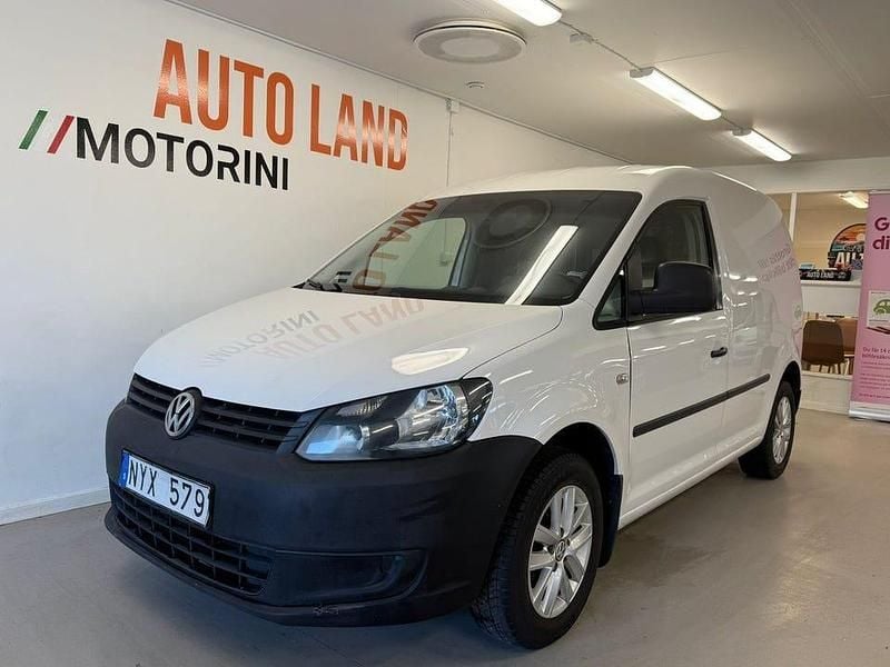 Vit Begagnad 2014 VW Caddy Minibuss | 69 800 kr (Marknadspris) - Bild 1/4