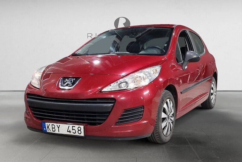Mörkröd Begagnad 2009 Peugeot 207 Halvkombi | 39 900 kr (Marknadspris) - Bild 1/3