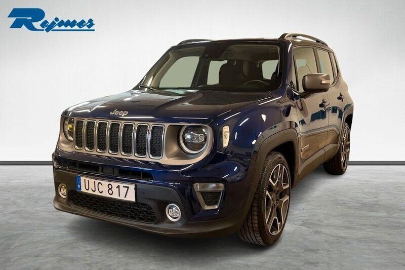 Blå Begagnad 2018 Jeep Renegade SUV | 149 100 kr (Lite dyr) - Bild 1/4